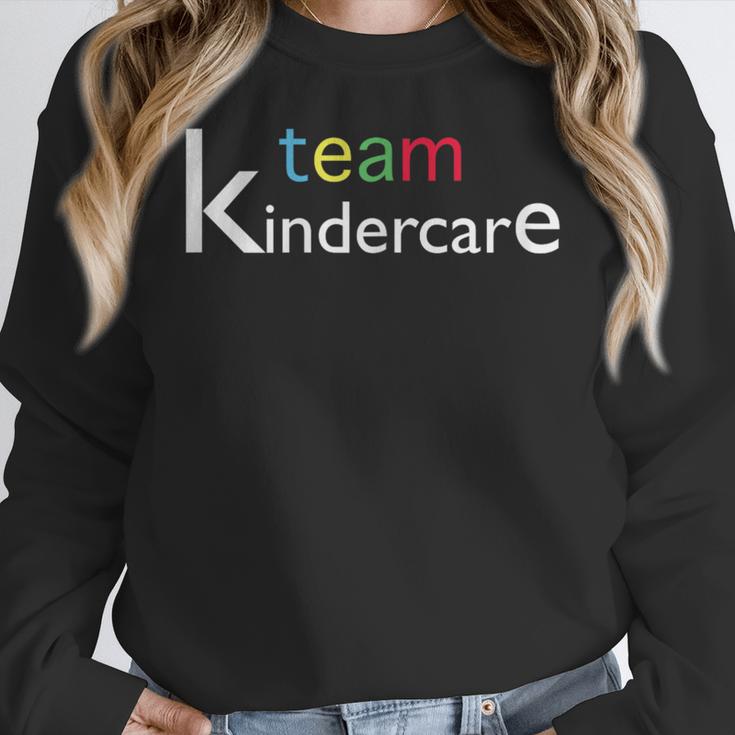 Team Kindercare Teacher Back To School Shirt T-Shirt Women Crewneck Sweatshirt, funny design