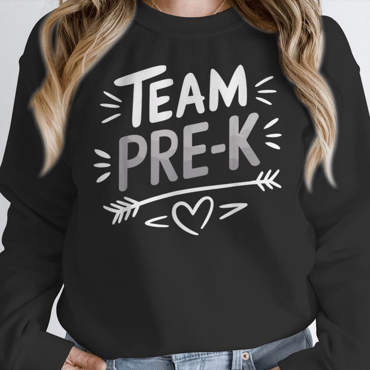 Team Pre K T Shirt Fun For Kids And Teachers Women Crewneck Sweatshirt, funny design Team Pre K T Shirt Fun For Kids And Teachers Women Crewneck Sweatshirt, funny design