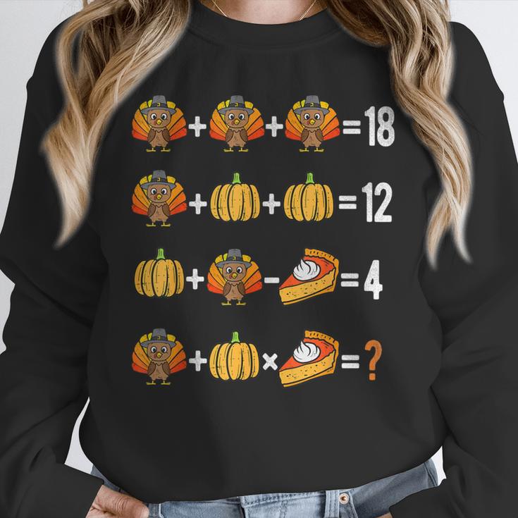 Thanksgiving Order Of Operations Thanksgiving Math Teacher Women Crewneck Sweatshirt, funny design Thanksgiving Order Of Operations Thanksgiving Math Teacher Women Crewneck Sweatshirt, funny design