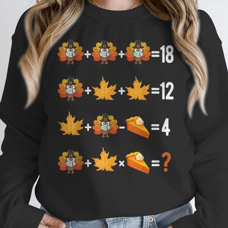 Thanksgiving Order Of Operations Quiz Math Teacher Life Women Crewneck Sweatshirt, funny design Thanksgiving Order Of Operations Quiz Math Teacher Life Women Crewneck Sweatshirt, funny design