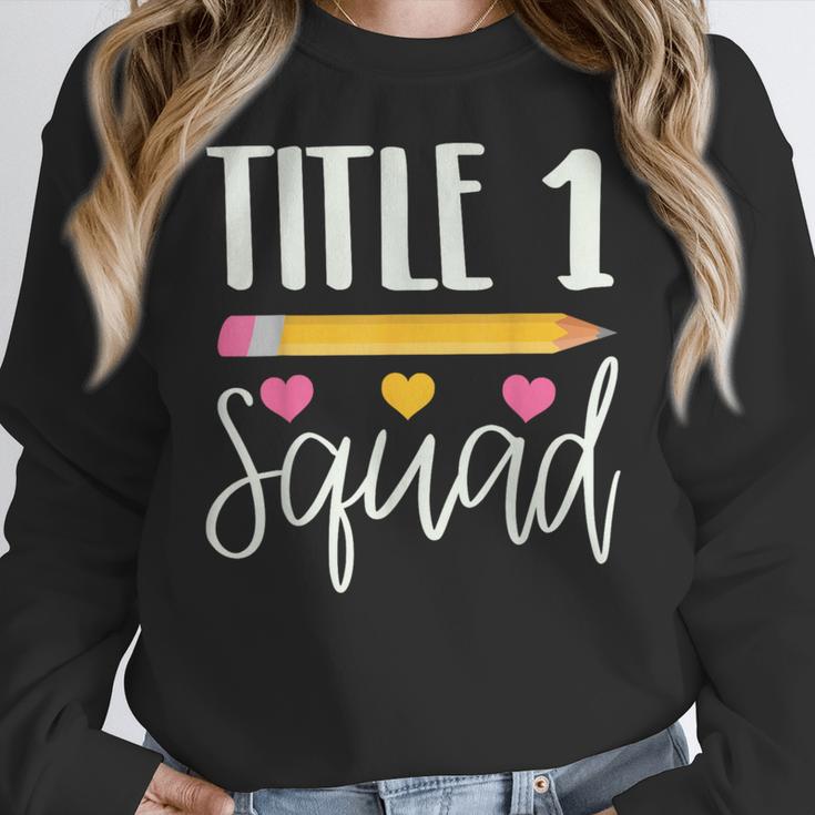 Title 1 Reading Teacher Shirt Women Crewneck Sweatshirt, funny design Title 1 Reading Teacher Shirt Women Crewneck Sweatshirt, funny design