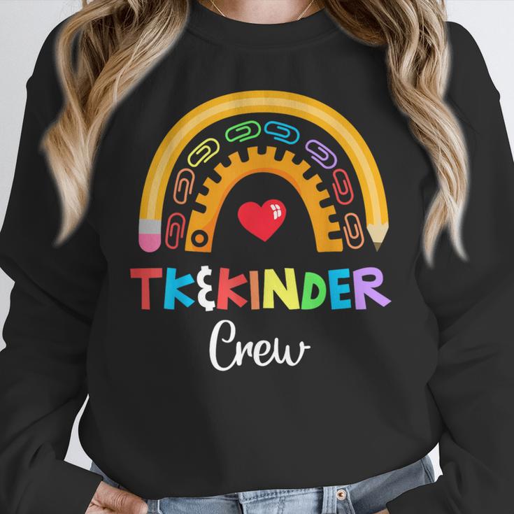 TK And Kinder Crew TK Teacher Transitional Kindergarten PreK Women Crewneck Sweatshirt, funny design TK And Kinder Crew TK Teacher Transitional Kindergarten PreK Women Crewneck Sweatshirt, funny design