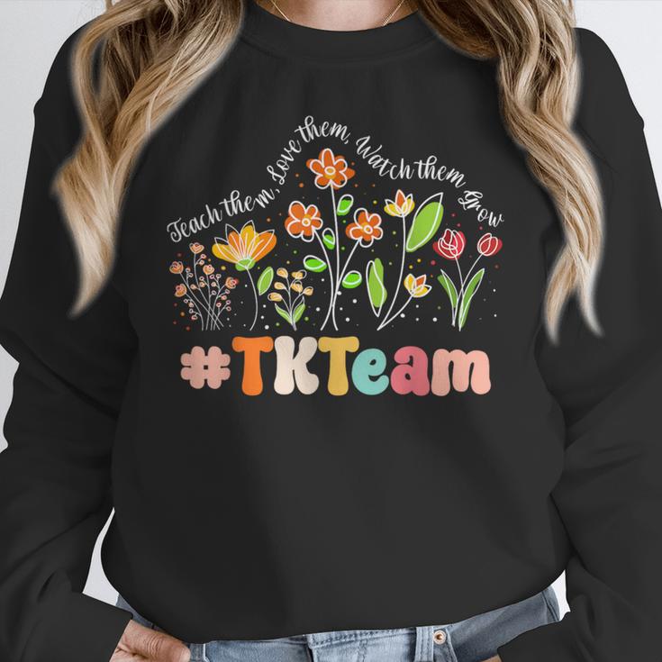 TK Team Appreciation Week Teacher Back To School Women Crewneck Sweatshirt, funny design