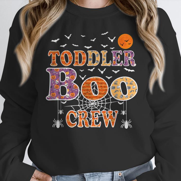 Toddler Boo Crew Halloween Daycare Teacher Kids Women Crewneck Sweatshirt, funny design