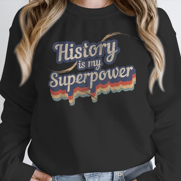 History Is My Superpower History Teacher Shirt T-Shirt Women Crewneck Sweatshirt, History Teacher Gifts, funny design History Is My Superpower History Teacher Shirt T-Shirt Women Crewneck Sweatshirt, History Teacher Gifts, funny design