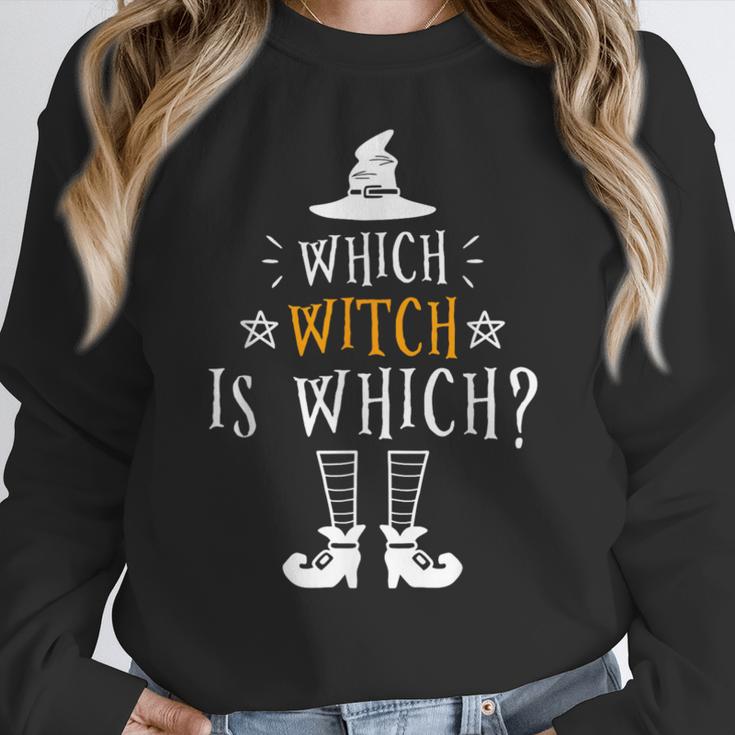 Which Witch Is Which Halloween Grammar Teacher Costume Women Crewneck Sweatshirt, funny design Which Witch Is Which Halloween Grammar Teacher Costume Women Crewneck Sweatshirt, funny design
