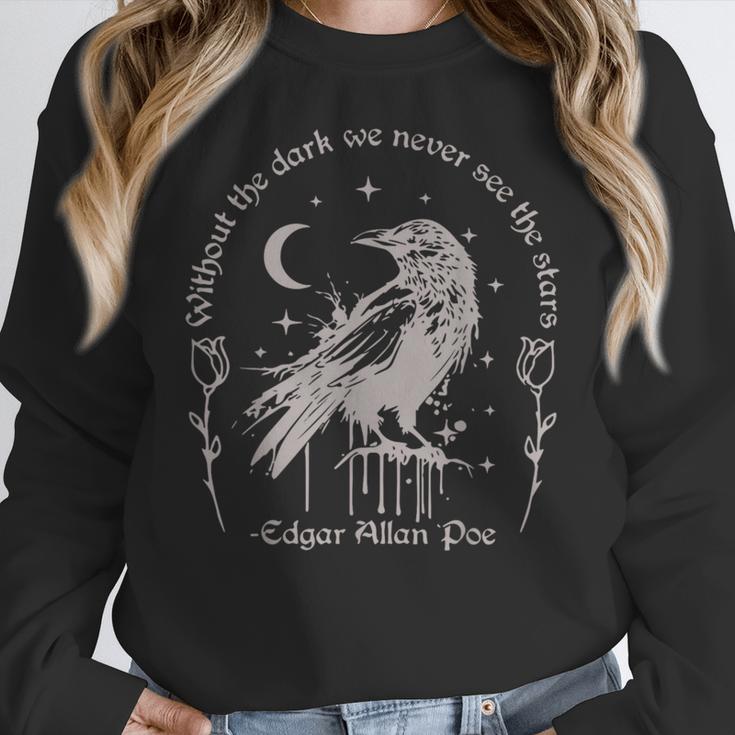 Without The Dark We Never See The Stars Teacher Women Crewneck Sweatshirt, funny design Without The Dark We Never See The Stars Teacher Women Crewneck Sweatshirt, funny design