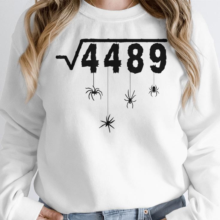 67 Meme Math Teacher 6 7 Halloween Spiders Square Root 4489 Women Crewneck Sweatshirt, funny design 67 Meme Math Teacher 6 7 Halloween Spiders Square Root 4489 Women Crewneck Sweatshirt, funny design