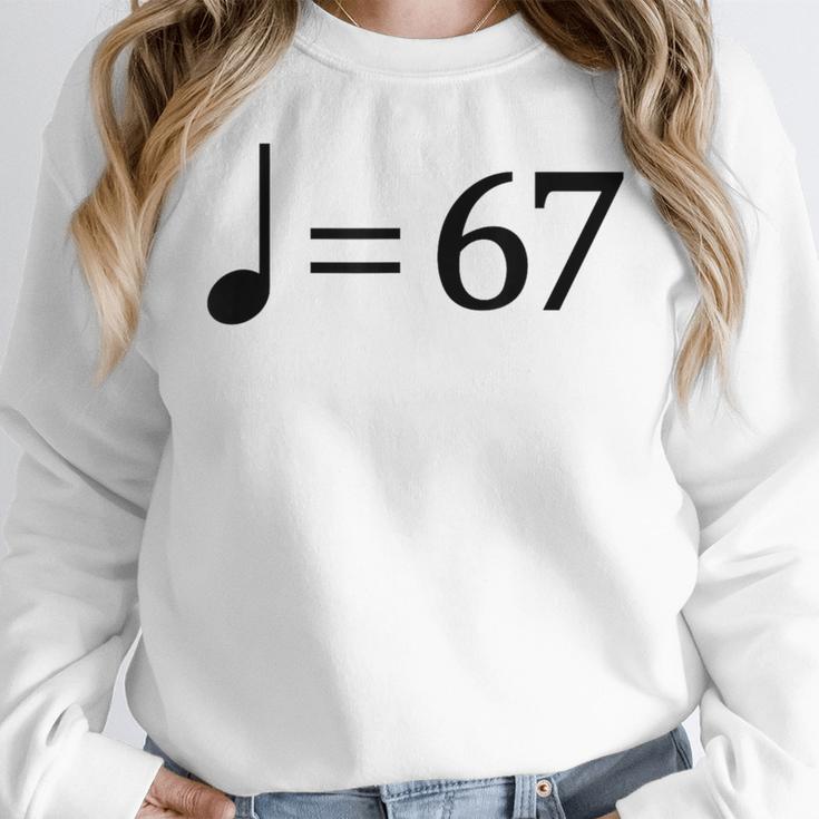 67 Music Meme Slang Musician Kids Music Teacher Women Crewneck Sweatshirt, funny design 67 Music Meme Slang Musician Kids Music Teacher Women Crewneck Sweatshirt, funny design