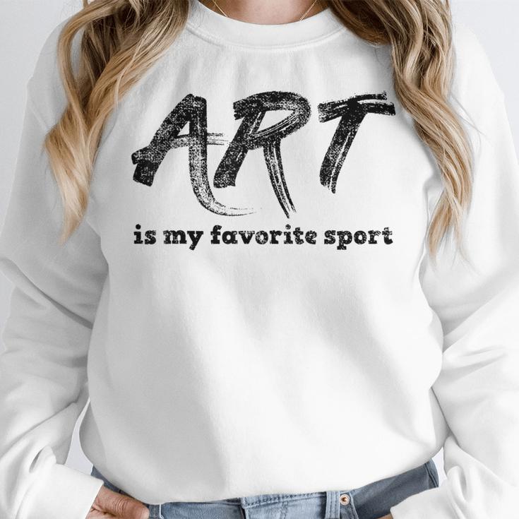 Art Teacher Women Crewneck Sweatshirt, funny design