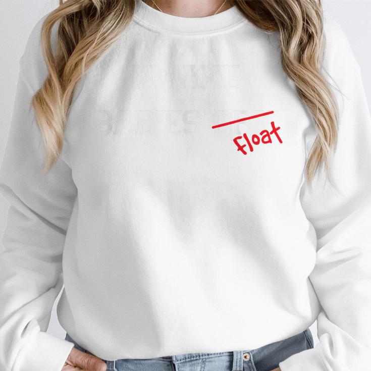 I Make Babies Cry Float Funny Swimming Coach Teacher Gift Women Crewneck Sweatshirt, funny design I Make Babies Cry Float Funny Swimming Coach Teacher Gift Women Crewneck Sweatshirt, funny design