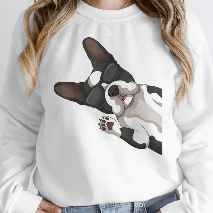 Boston Terrier Bostie Dog Kids Men Women Crewneck Sweatshirt, funny design