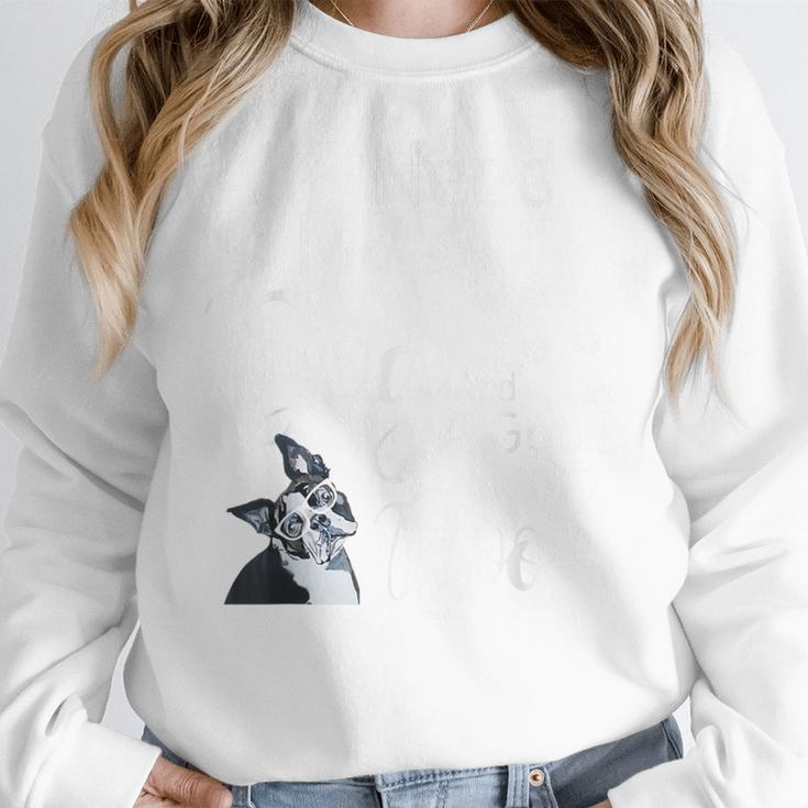 Boston Terrier Reading Books Love My Dog Men Women Kids T-Shirt Women Crewneck Sweatshirt, funny design