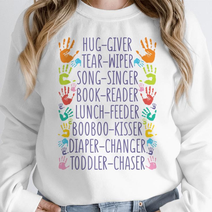 Daycare Provider Daycare Teacher Childcare Provider Women Crewneck Sweatshirt, funny design Daycare Provider Daycare Teacher Childcare Provider Women Crewneck Sweatshirt, funny design