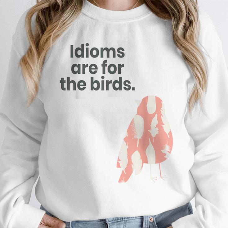 English Teachers Idiom Joke Grammar Police Literature Lovers Men Women Girls Kids Women Crewneck Sweatshirt, English Teacher Gifts, funny design English Teachers Idiom Joke Grammar Police Literature Lovers Men Women Girls Kids Women Crewneck Sweatshirt, English Teacher Gifts, funny design
