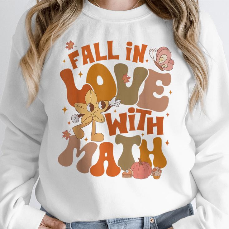 Fall In Love With Science Math Teacher Fall Thanksgiving Women Crewneck Sweatshirt, Science Teacher Gifts, funny design Fall In Love With Science Math Teacher Fall Thanksgiving Women Crewneck Sweatshirt, Science Teacher Gifts, funny design