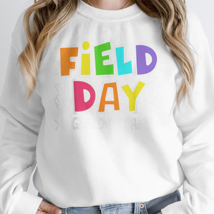 Field Day Green Team For Teacher Kids Field Day Games Women Crewneck Sweatshirt, funny design Field Day Green Team For Teacher Kids Field Day Games Women Crewneck Sweatshirt, funny design