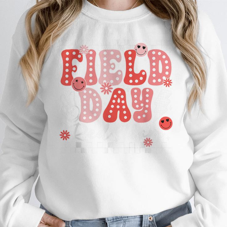 Field Day Red Team Outdoor Field Day Games For Kids Teacher Women Crewneck Sweatshirt, funny design Field Day Red Team Outdoor Field Day Games For Kids Teacher Women Crewneck Sweatshirt, funny design