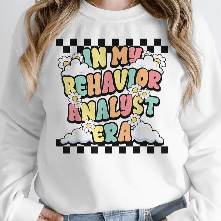 Groovy ABA RBT Therapist In My Behavior Analyst Era Teacher Women Crewneck Sweatshirt, Groovy Teacher Gifts, funny design Groovy ABA RBT Therapist In My Behavior Analyst Era Teacher Women Crewneck Sweatshirt, Groovy Teacher Gifts, funny design