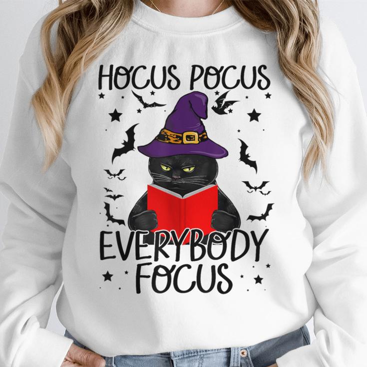 Hocus Pocus Everybody Focus Halloween Teacher For Men Women Women Crewneck Sweatshirt, funny design Hocus Pocus Everybody Focus Halloween Teacher For Men Women Women Crewneck Sweatshirt, funny design