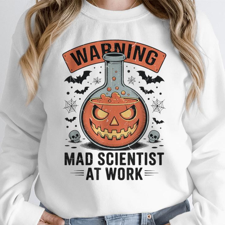 Mad Scientist Pumpkin Science Teacher Halloween Costume Kids Women Crewneck Sweatshirt, Science Teacher Gifts, funny design Mad Scientist Pumpkin Science Teacher Halloween Costume Kids Women Crewneck Sweatshirt, Science Teacher Gifts, funny design