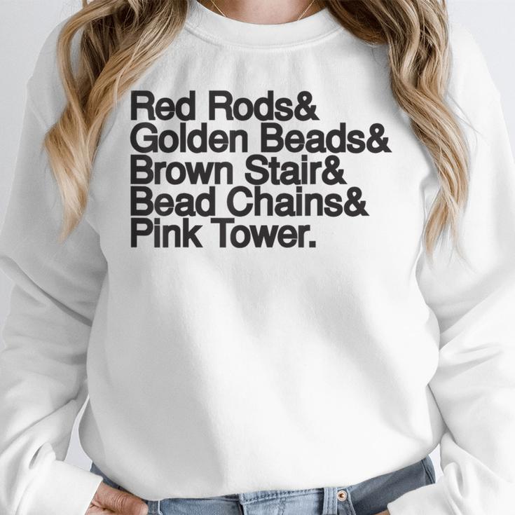 Montessori Helvetica Education Teacher Women Crewneck Sweatshirt, funny design Montessori Helvetica Education Teacher Women Crewneck Sweatshirt, funny design