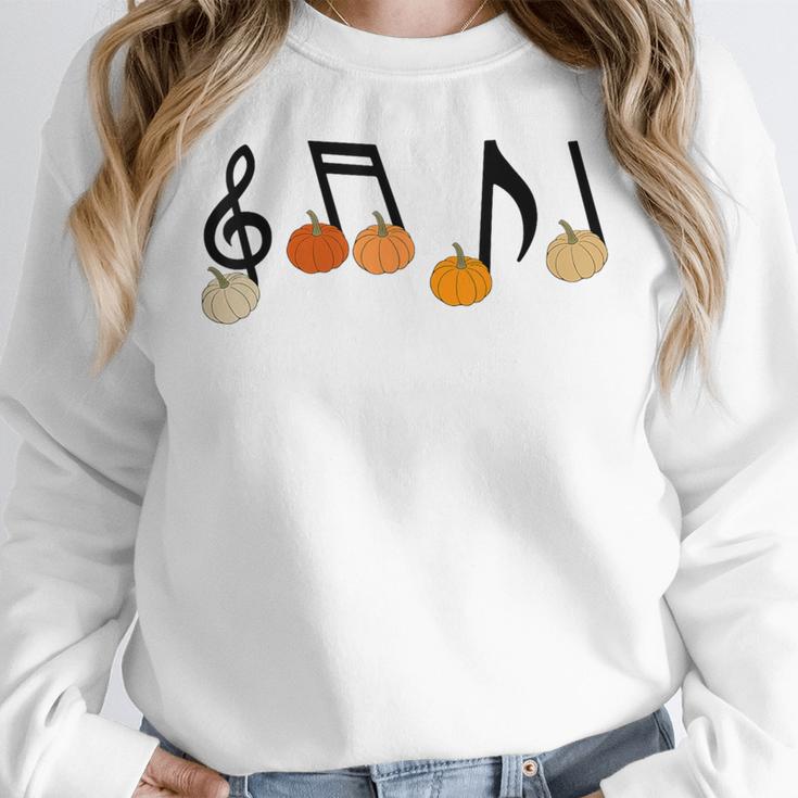 Music Notes Pumpkin Music Teacher Musician Fall Halloween Men Women Kids Women Crewneck Sweatshirt, funny design Music Notes Pumpkin Music Teacher Musician Fall Halloween Men Women Kids Women Crewneck Sweatshirt, funny design