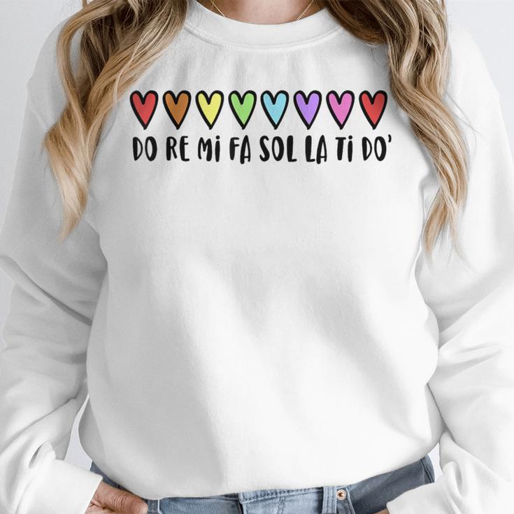 Music Teacher Hearts Music Teaching Women Crewneck Sweatshirt, funny design Music Teacher Hearts Music Teaching Women Crewneck Sweatshirt, funny design