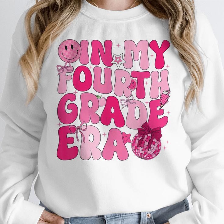 Pink Fourth Grade Era 4th Back To School Grade Teacher Women Crewneck Sweatshirt, 4th Grade Teacher Gifts, funny design Pink Fourth Grade Era 4th Back To School Grade Teacher Women Crewneck Sweatshirt, 4th Grade Teacher Gifts, funny design