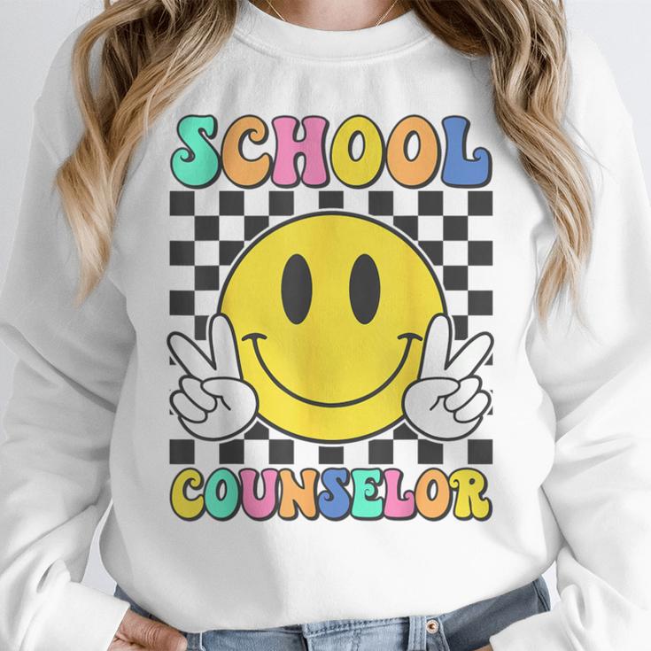 School Counselor Teacher Counseling Office School Guidance Women Crewneck Sweatshirt, funny design School Counselor Teacher Counseling Office School Guidance Women Crewneck Sweatshirt, funny design