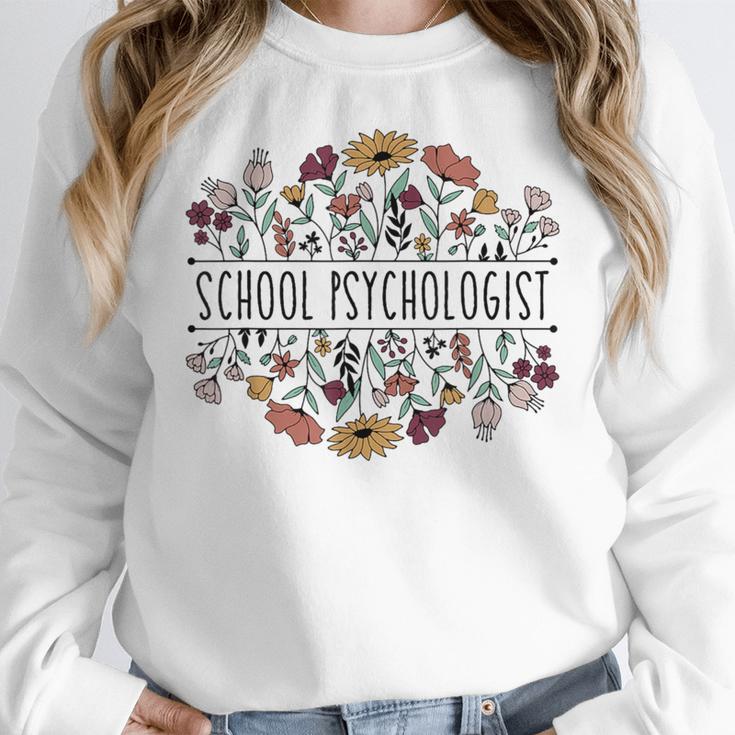 School Psychologist Psychology Teacher Appreciation Women Crewneck Sweatshirt, funny design School Psychologist Psychology Teacher Appreciation Women Crewneck Sweatshirt, funny design
