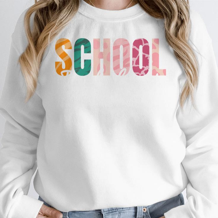 School Psychologist Rainbow Psychology Teacher Women Crewneck Sweatshirt, funny design School Psychologist Rainbow Psychology Teacher Women Crewneck Sweatshirt, funny design