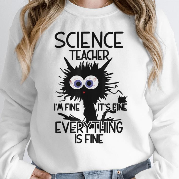 Science Teacher Appreciation Merch -Adults -Youth Grey Classic Fit Modern Science Theme Cartoon Women Crewneck Sweatshirt, Science Teacher Gifts, funny design Science Teacher Appreciation Merch -Adults -Youth Grey Classic Fit Modern Science Theme Cartoon Women Crewneck Sweatshirt, Science Teacher Gifts, funny design