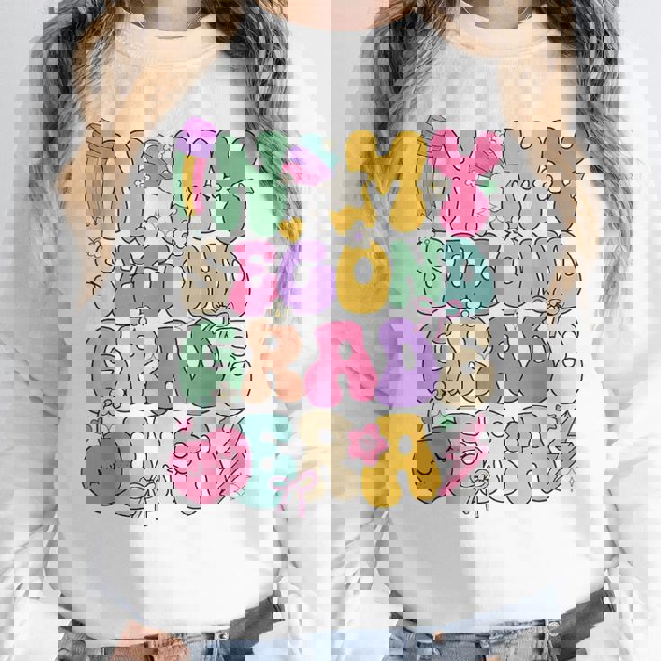 In My Second Grade Era Teachers Women Back To School Girls Women Crewneck Sweatshirt, funny design