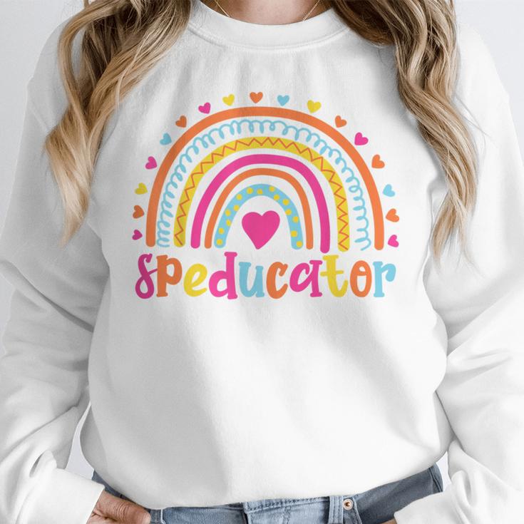 Speducator Special Education Teacher Sped Ed Women Crewneck Sweatshirt, funny design Speducator Special Education Teacher Sped Ed Women Crewneck Sweatshirt, funny design