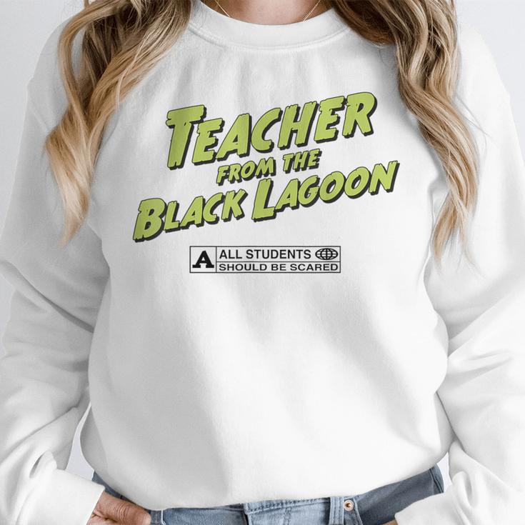 Teacher Halloween Tshirt Teacher From The Lagoon Men Women Women Crewneck Sweatshirt, funny design Teacher Halloween Tshirt Teacher From The Lagoon Men Women Women Crewneck Sweatshirt, funny design