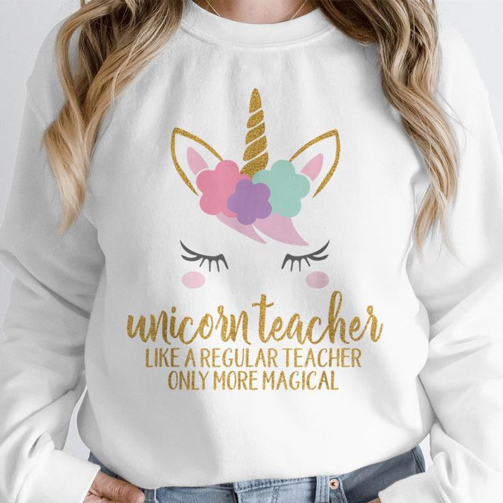 Unicorn Teacher Shirt For Women School Teacher Women Crewneck Sweatshirt, funny design Unicorn Teacher Shirt For Women School Teacher Women Crewneck Sweatshirt, funny design
