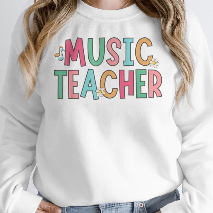 Women Music Teacher First Day Of School Elementary School Women Crewneck Sweatshirt, funny design Women Music Teacher First Day Of School Elementary School Women Crewneck Sweatshirt, funny design