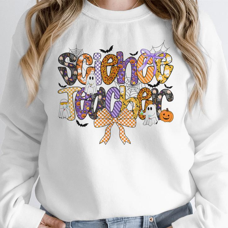 Women Spooky Science Teacher Halloween Science Stem Teacher Women Crewneck Sweatshirt, Science Teacher Gifts, funny design Women Spooky Science Teacher Halloween Science Stem Teacher Women Crewneck Sweatshirt, Science Teacher Gifts, funny design