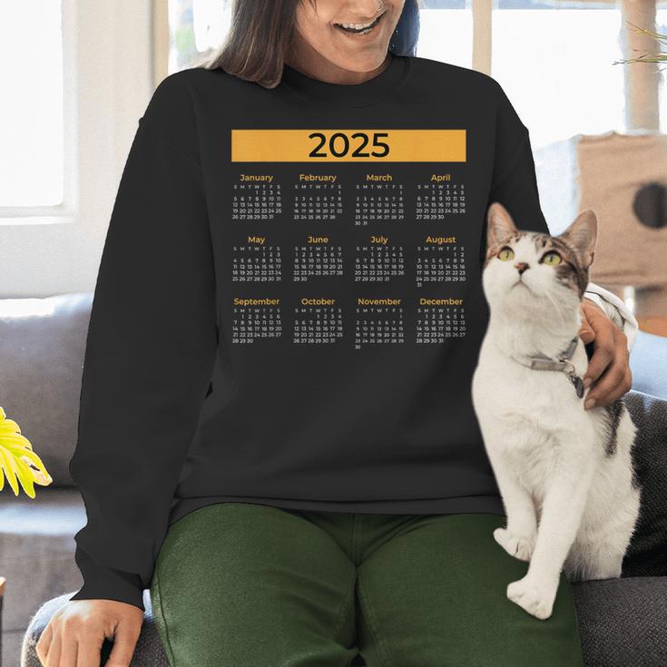 2025 Calendar For Planners Teachers Offices Months Women Crewneck Sweatshirt, gift for family, gift for coworker 2025 Calendar For Planners Teachers Offices Months Women Crewneck Sweatshirt, gift for family, gift for coworker