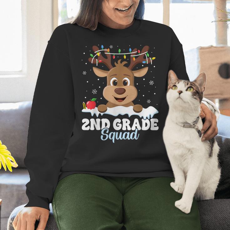 2nd Grade Teacher Christmas Second Grade Squad Reindeer Xmas For Men Women Kids Women Crewneck Sweatshirt, 2nd Grade Teacher Sweatshirts, gift for family, gift for coworker 2nd Grade Teacher Christmas Second Grade Squad Reindeer Xmas For Men Women Kids Women Crewneck Sweatshirt, 2nd Grade Teacher Sweatshirts, gift for family, gift for coworker