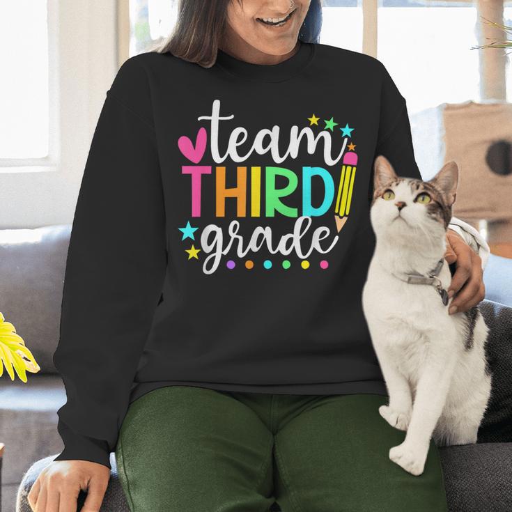 3rd Grade Team Pencil Teacher Student Back To School Girls Women Crewneck Sweatshirt, gift for family, gift for coworker 3rd Grade Team Pencil Teacher Student Back To School Girls Women Crewneck Sweatshirt, gift for family, gift for coworker