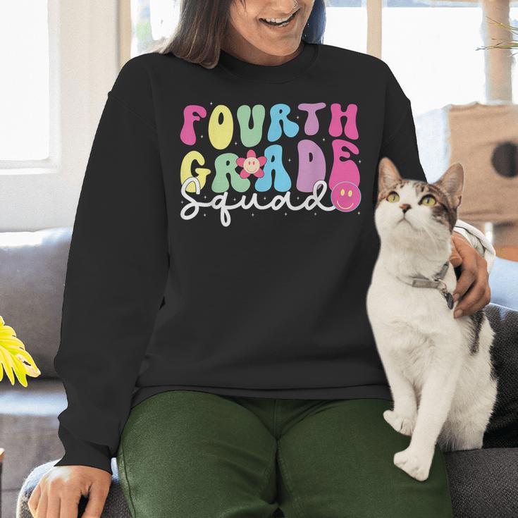 4th Grade Squad Fourth Teacher Student Team Back To School Women Crewneck Sweatshirt, 4th Grade Teacher Sweatshirts, gift for family, gift for coworker 4th Grade Squad Fourth Teacher Student Team Back To School Women Crewneck Sweatshirt, 4th Grade Teacher Sweatshirts, gift for family, gift for coworker