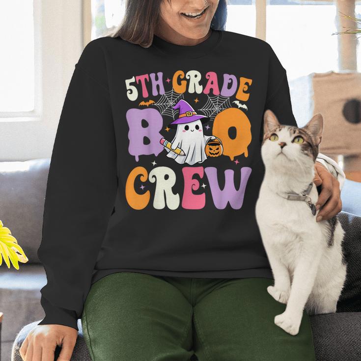 5th Grade Boo Crew Spooky Fifth Grade Halloween Teacher Women Crewneck Sweatshirt, gift for family, gift for coworker 5th Grade Boo Crew Spooky Fifth Grade Halloween Teacher Women Crewneck Sweatshirt, gift for family, gift for coworker