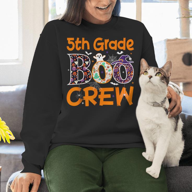 5th Grade Boo Crew Teacher Fifth Grade Halloween Women Crewneck Sweatshirt, gift for family, gift for coworker 5th Grade Boo Crew Teacher Fifth Grade Halloween Women Crewneck Sweatshirt, gift for family, gift for coworker