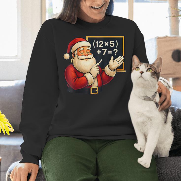 67 Teacher Santa Christmas Six Seven Meme Math Xmas Women Crewneck Sweatshirt, gift for family, gift for coworker 67 Teacher Santa Christmas Six Seven Meme Math Xmas Women Crewneck Sweatshirt, gift for family, gift for coworker