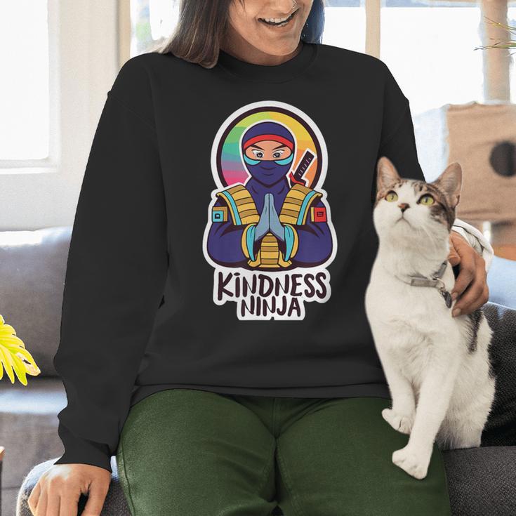Anti Bullying Kindness Ninja School Teacher Student Women Crewneck Sweatshirt, gift for family, gift for coworker Anti Bullying Kindness Ninja School Teacher Student Women Crewneck Sweatshirt, gift for family, gift for coworker
