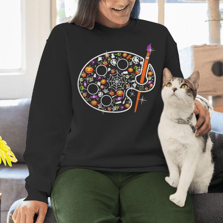 Art Teacher Pumpkin Scary Halloween Costume Men Women Women Crewneck Sweatshirt, gift for family, gift for coworker Art Teacher Pumpkin Scary Halloween Costume Men Women Women Crewneck Sweatshirt, gift for family, gift for coworker