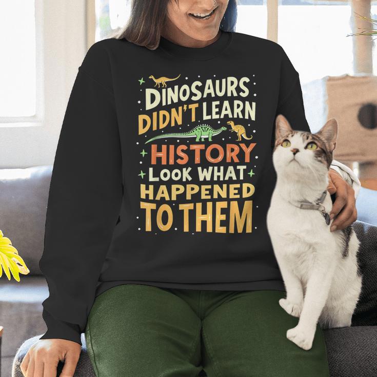Back To School Dinosaur Social Studies Teacher Student Women Crewneck Sweatshirt, gift for family, gift for coworker Back To School Dinosaur Social Studies Teacher Student Women Crewneck Sweatshirt, gift for family, gift for coworker