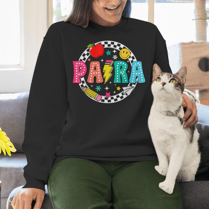 Back To School Para For Men Women Teacher Women Crewneck Sweatshirt, gift for family, gift for coworker Back To School Para For Men Women Teacher Women Crewneck Sweatshirt, gift for family, gift for coworker